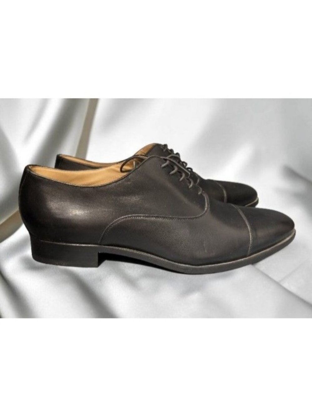 To Boot NY Adam Derrick Black Leather Derby Shoes Size 12D- Display Model !